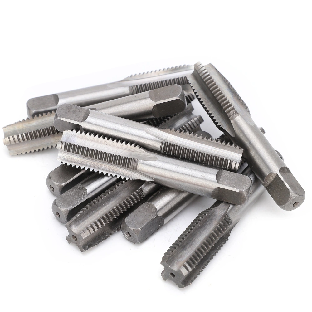 10pcs M16 Hand Screw Tap Alloy Tool Steel High Hardness Straight Flute Tapping Drilling Tools