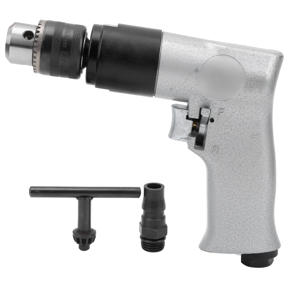 Air Drill Silver 3/8in Right Angle Pneumatic Super Power Drilling Tools OW Z02 G1/4in