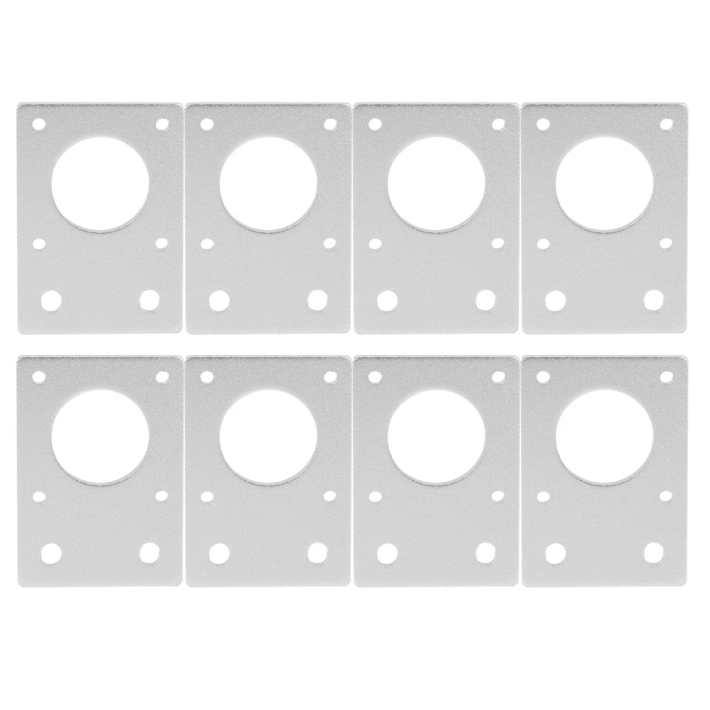 42 Stepper Motor Mount Flat Bracket Aluminum Alloy Mounting Plate for 3D PrinterSilver