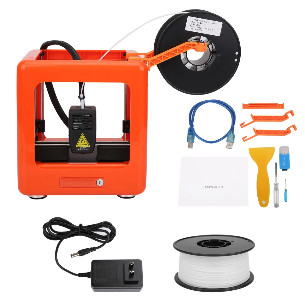 3D Printer Set Desktop Full Assembled High Accuracy for Windows XP/7/8/10 32bit/64bitUS Plug 110‑240V