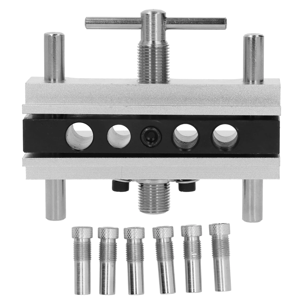 Self Center Dowel Jig Kit Drilling Guide Set Alloy Steel Woodworking Hole Punch LocatorMetric System