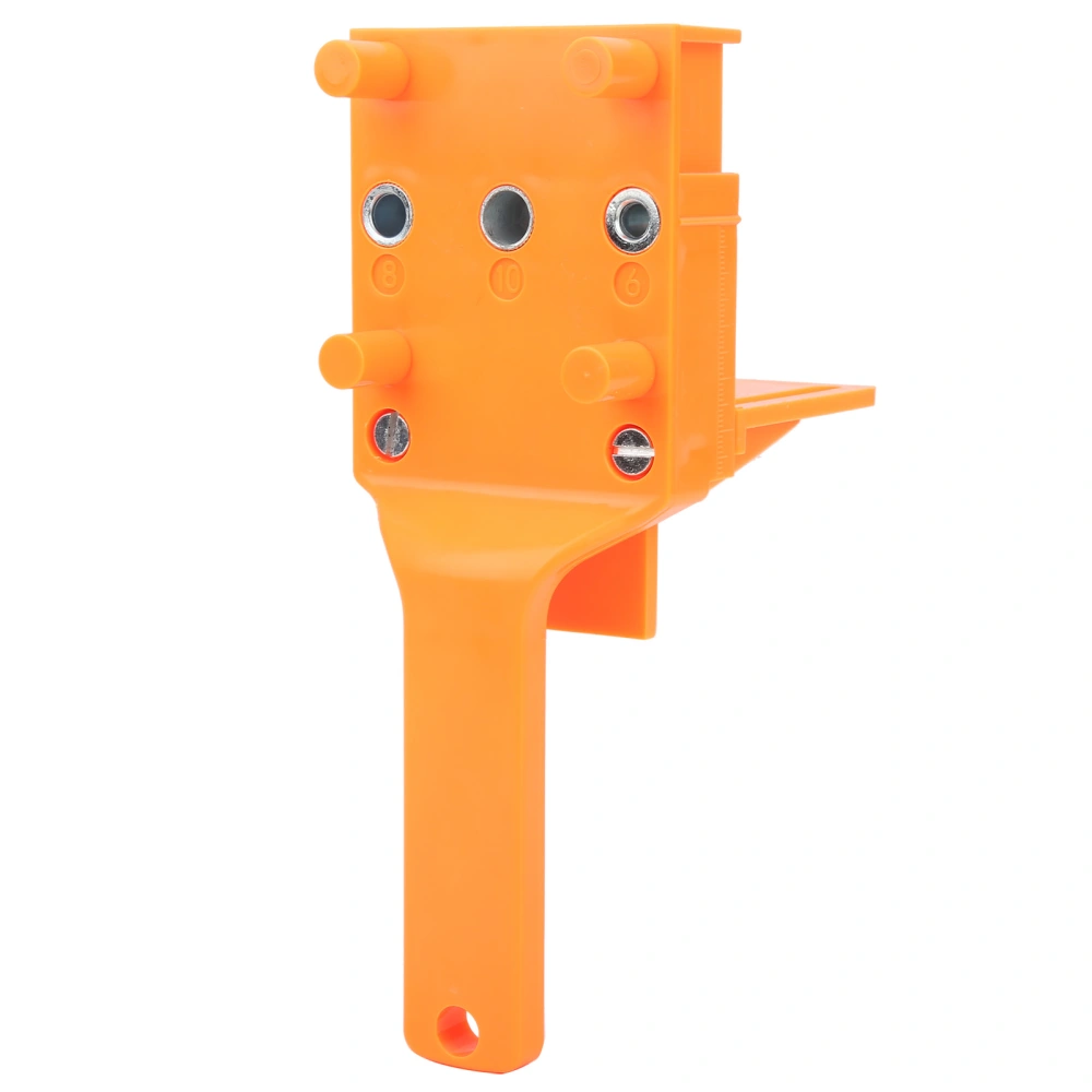 Woodworking Straight Hole Punch Locator DIY Carpentry Drilling Doweling Guide Hand ToolsOrange