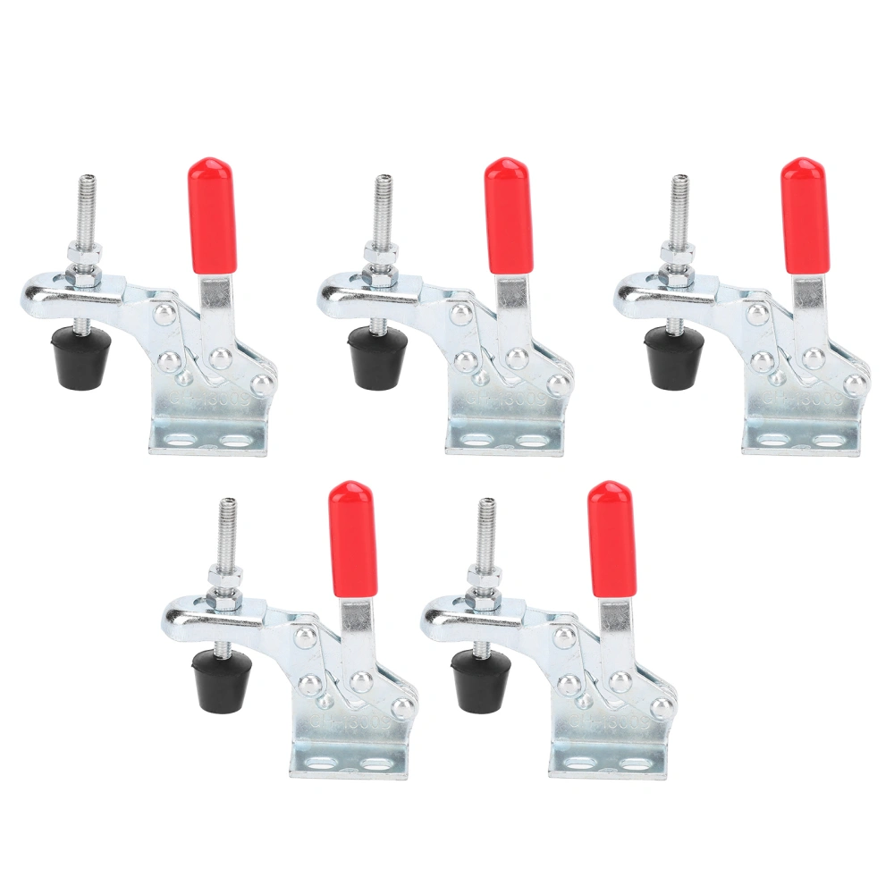 5Pcs QuickRelease Toggle Clamp Vertical Fixture Fastening Workholding Tool 30kg Clamping Force