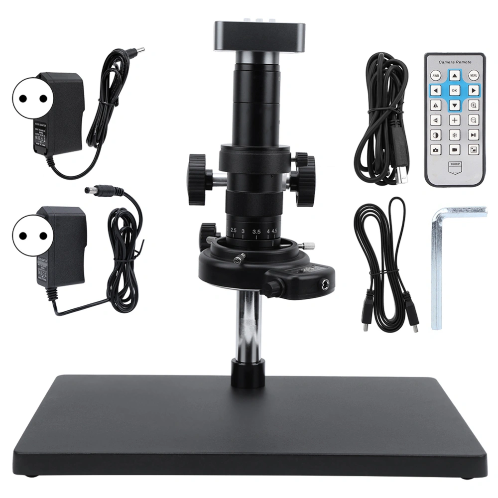 Industrial Microscope Camera 2K HDMI USB Output 48MP Large Bracket Set AC100‑240VEU Plug