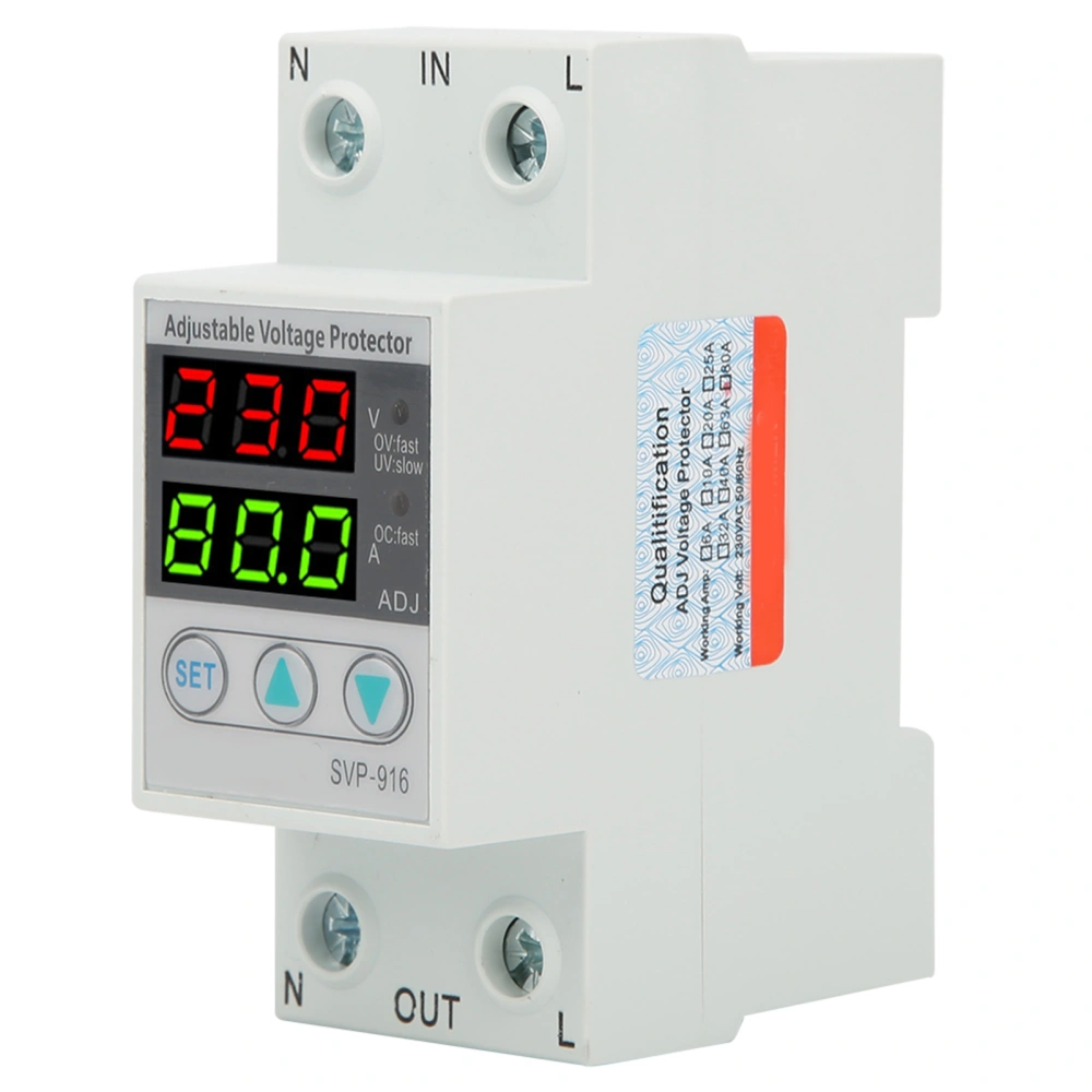 SVP‑916 Adjustable Automatic Over Under Voltage Reset Protection Device