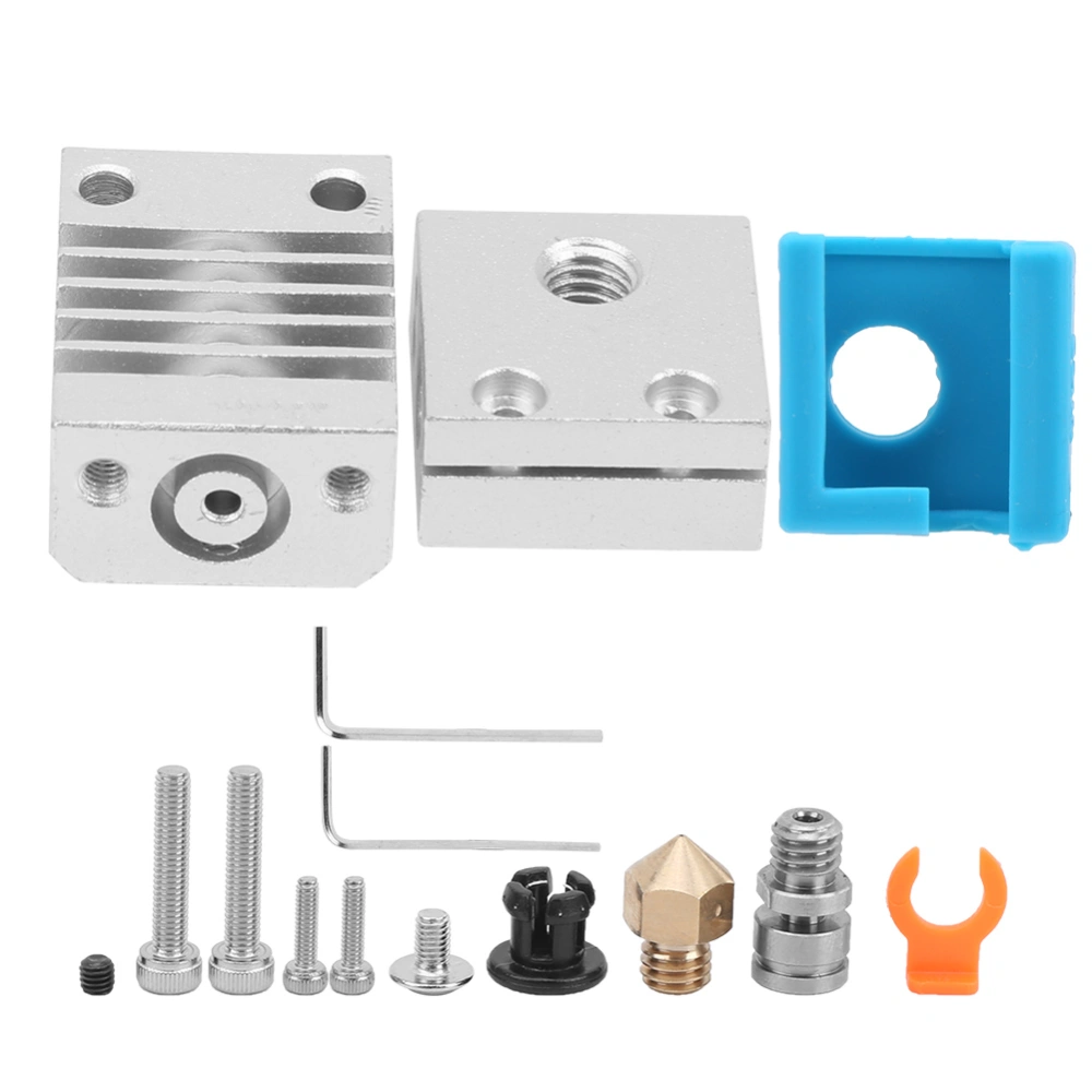 3D Printer Extruder Upgrade Kit for Ender‑3 CR‑10 Hot End Accessories Heating Block