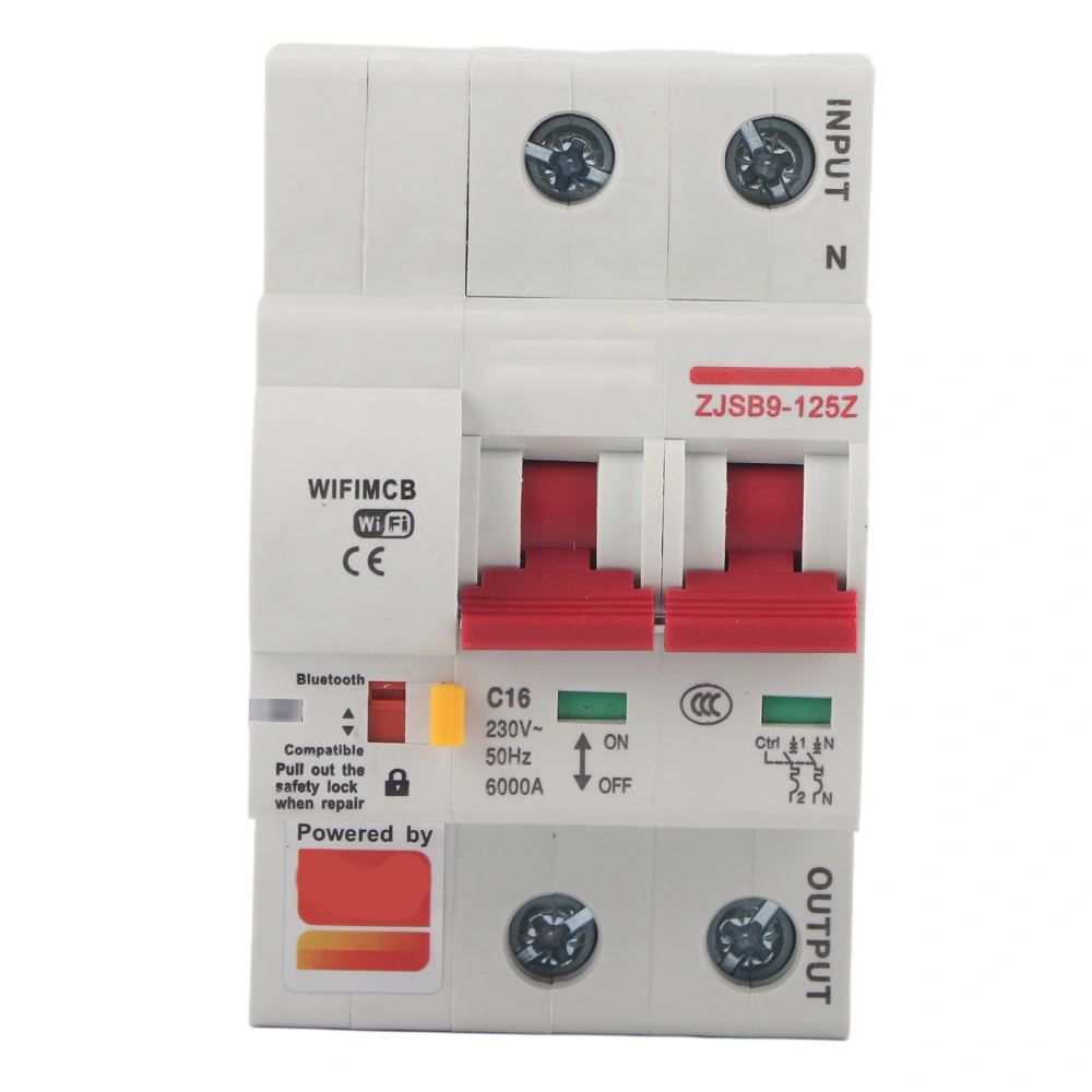 Smart WIFI Circuit Breaker Phone APP Remote Switch PA66-DSM Flame Retardant Shell AC220V