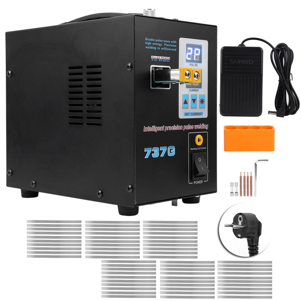 Pulse Spot Welder Dual Welding Modes Solder Welding Machine Electronic Tools SUNKKO737G AC