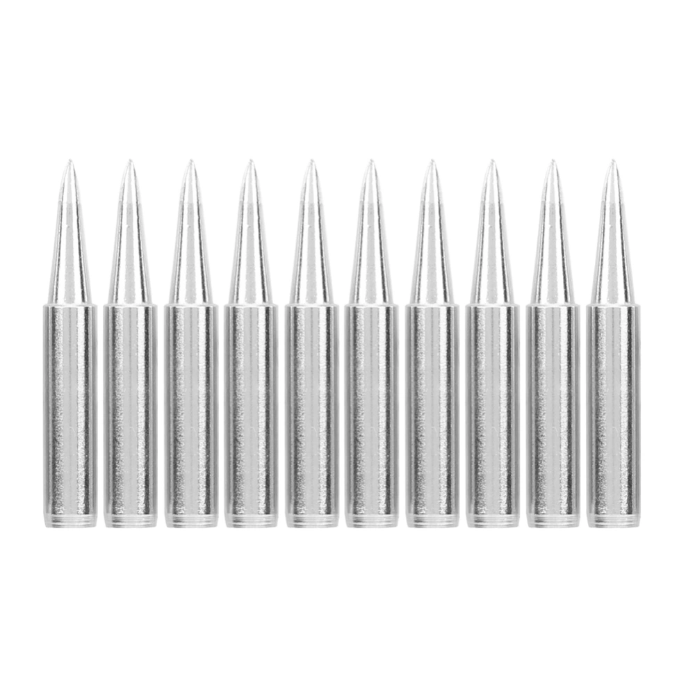 10pcs Lead Free Solder Iron Tip Set Soldering Iron Tip Welding Tool Accessory 900MT1.6D