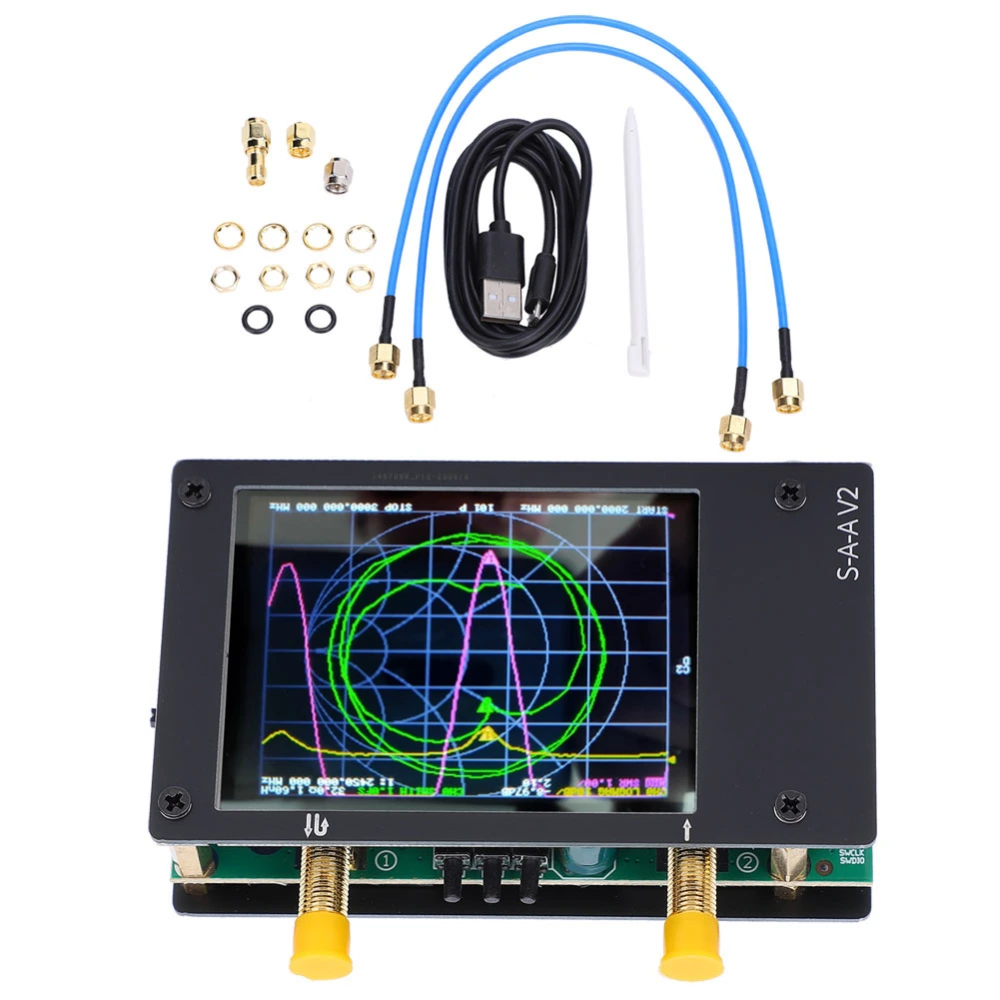 3G Vector Network Analyzer SAA2 VNA V2 Antenna Analyzer Shortwave HF VHF UHF