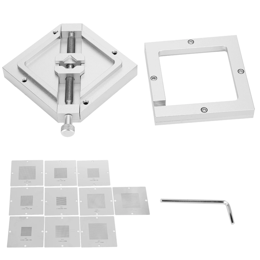 BGA Reballing Rework Station Diagonal Template for Computer CPU Phone Welder Kits HT&#8209;90