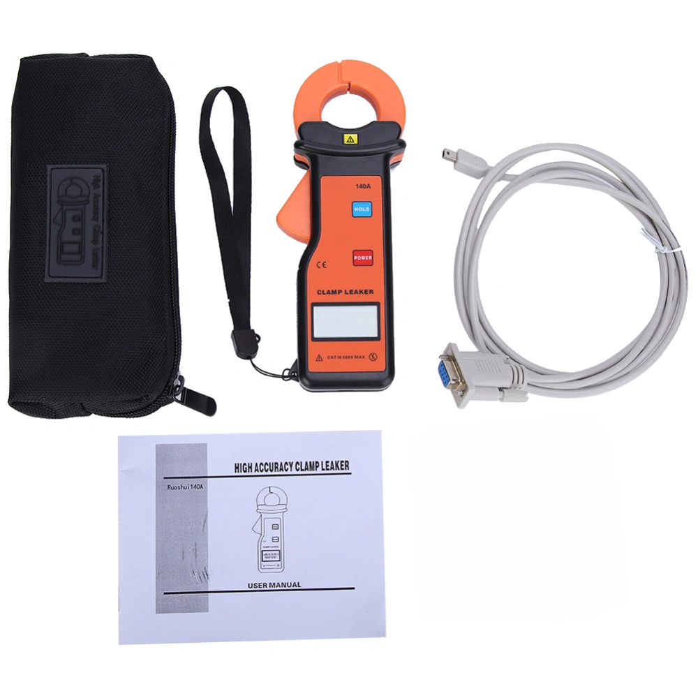 High Accuracy Leakage Current Clamp Meter AC DC Clamp Meter Measuring Tools 140A