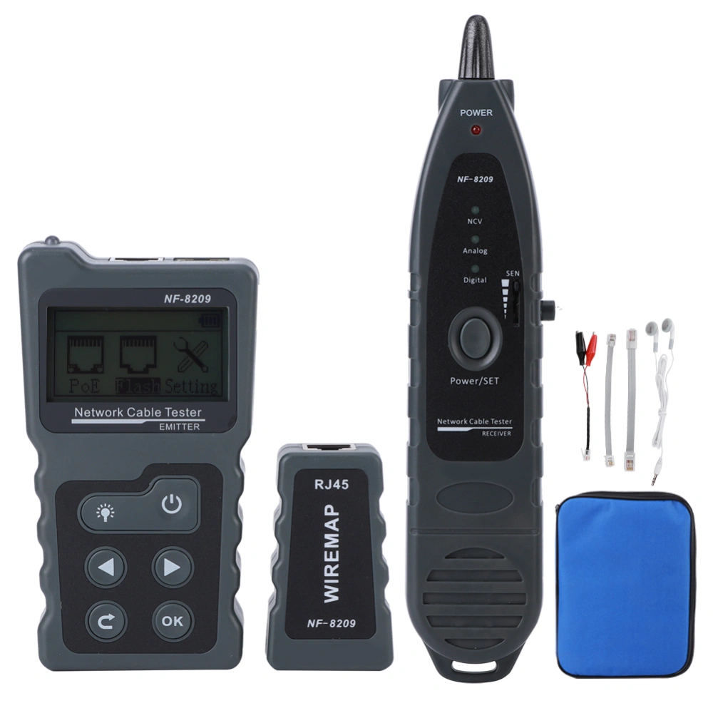 Network Cable Tester Wire Tracker LAN Network Cable Finder Industrial Sensor NF‑8209