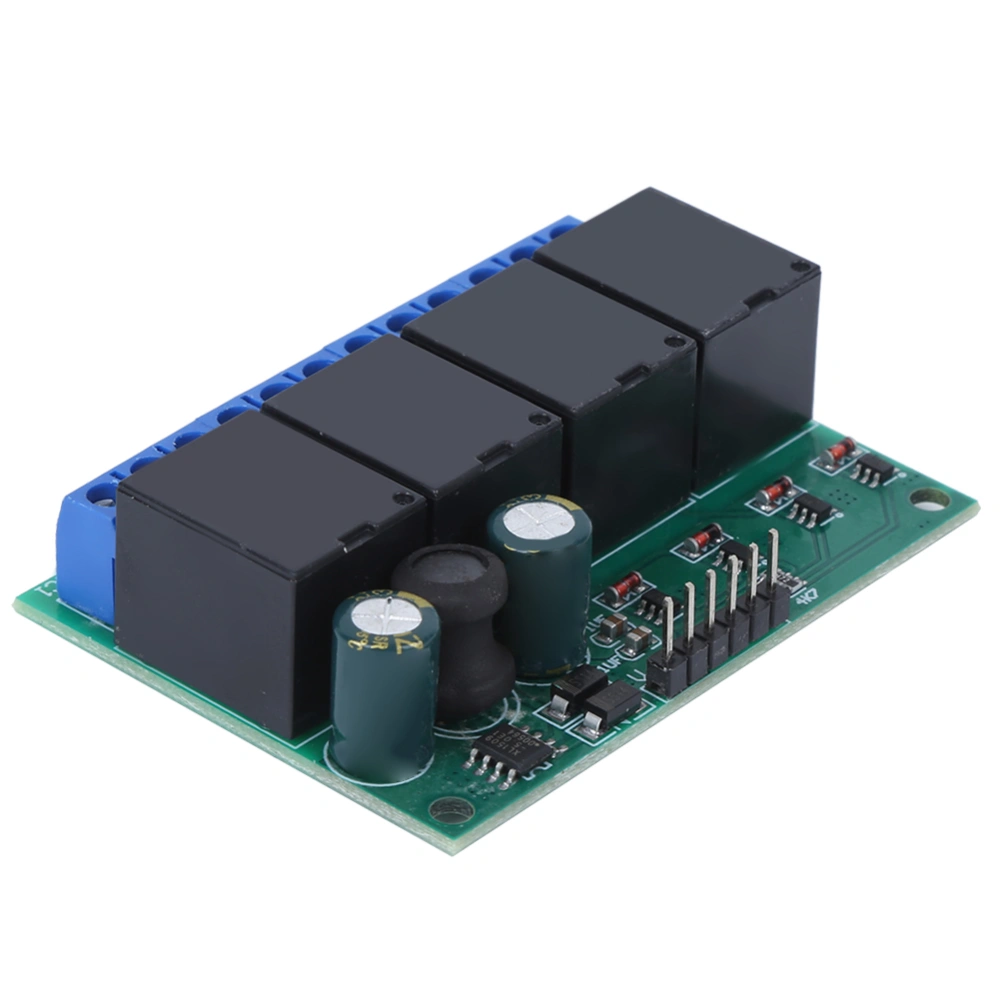 SelfLocking Relay Module 4 Channels Bistable Low Pulse Trigger Electronic Switch Board