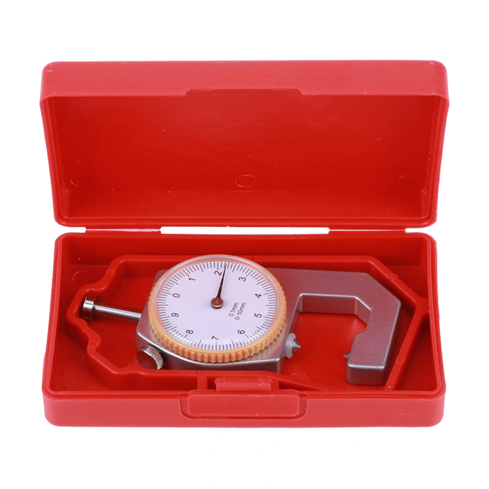 Thickness Gauge Silver Portable Accurate Measuring Jewelry Leather Board Equipment 0‑10mmCone Head