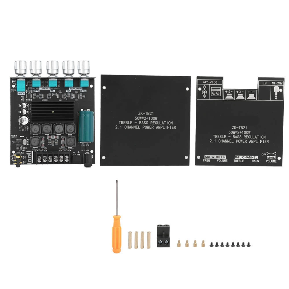 Power Amplifier Board for Bluetooth Digital Volume Potentiometer Module 2.1 Channel