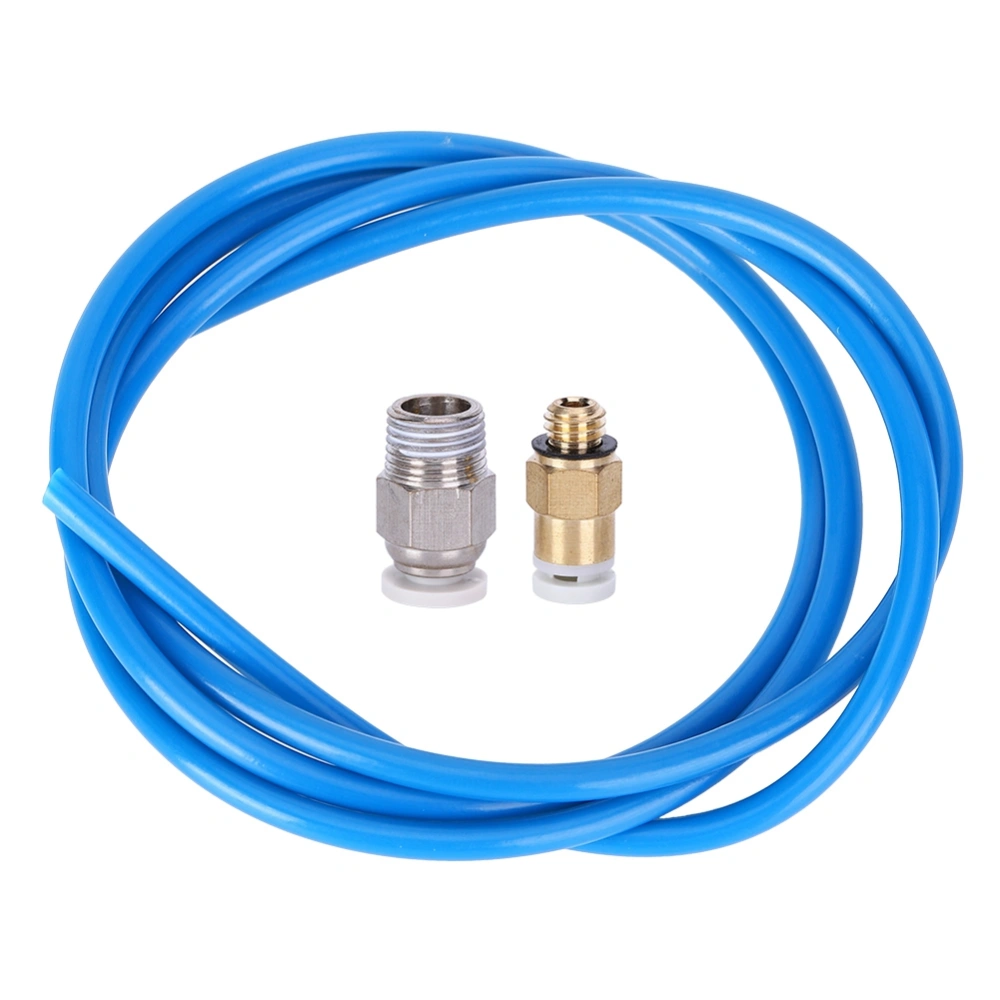 3D Printer Remote Nozzle Set Dark Blue PTFE Feeding Tube Corrosion Resistance Insulation2m/6.6in