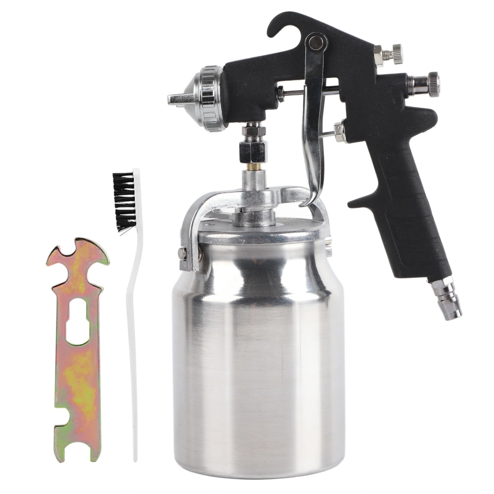 Pneumatic Spray Gun PQ‑2 Air Automotive Car Paint Sprayer Lower Pot Dia 2.0mm