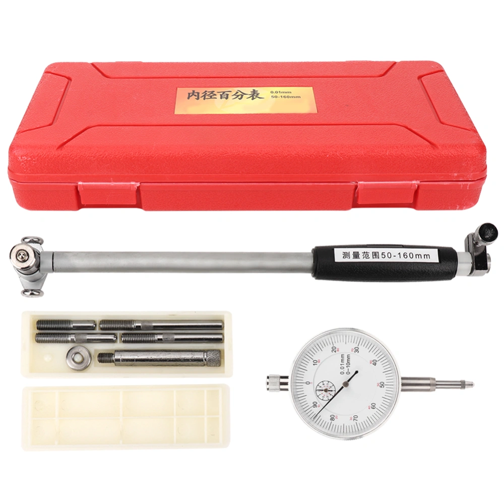 Lever Dial Test Indicator Measurement Index 50‑160mm High Accuracy 0.01mm Aperture Gauge