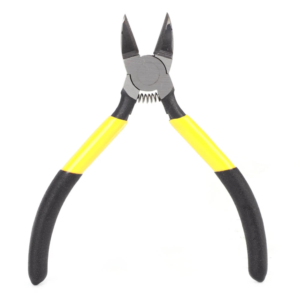 Diagonal Plier High&#8209;Carbon Steel Body 2&#8209;Color Non&#8209;Slip Handle Rebound&#8209;Tail 5&#8209;Inch for Plastic