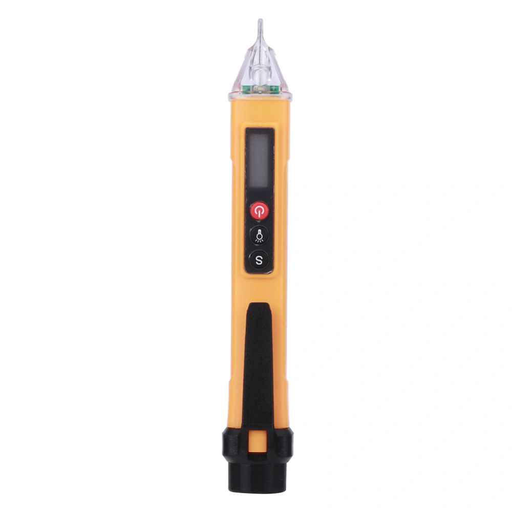 Digital NonContact Current Voltage Detector Test Pen Measuring Instrument AC121000V(Yellow Black )