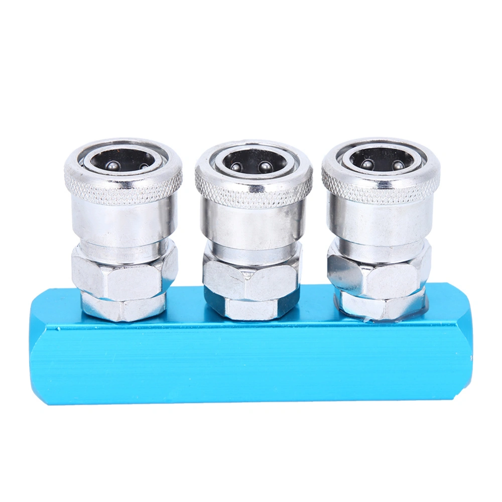 Air Compressor Quick Connector C&#8209;Type Fast Coupler Pneumatic Components Aluminum Alloy