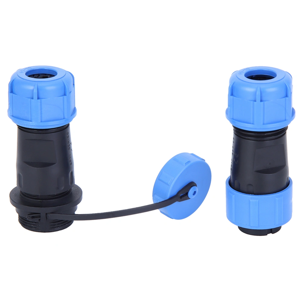 SP17 Waterproof Junction Box 3-Pin Electrical Butt Plug Distribution Cable Connector Set