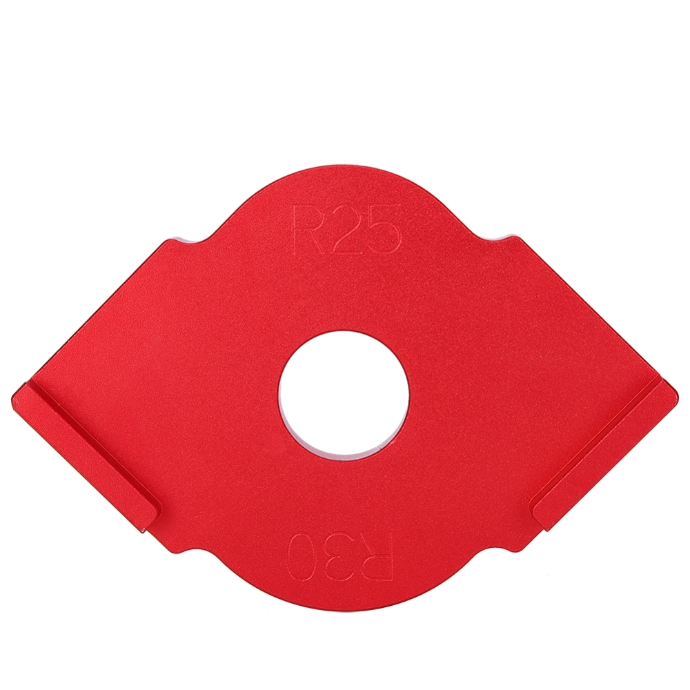 Radius Clamp Hardware Parts Template Tool for Hand&#8209;Held Edge Trimmer / Engraving Machine