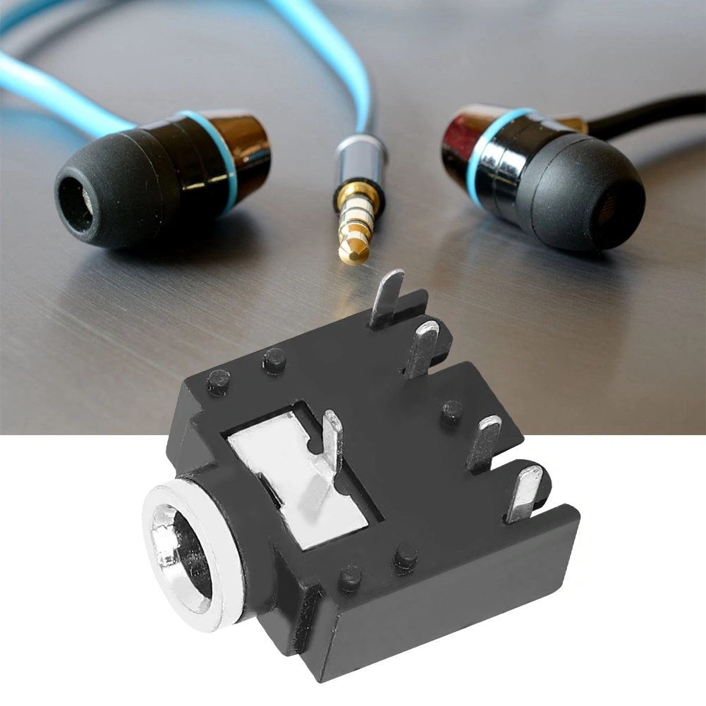 50Pcs 5Pin Stereo Headset Interior Socket Connector Mount Audio Jack PJ‑307 3.5mm
