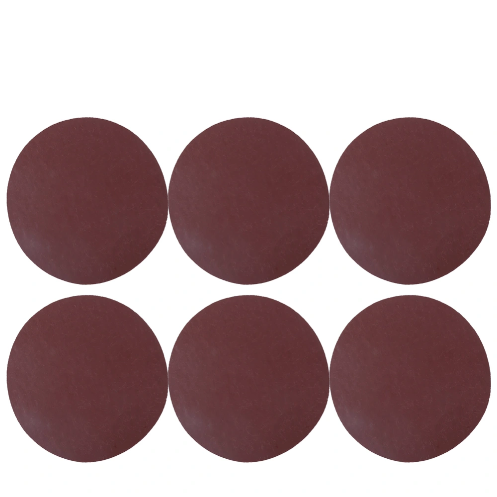 100Pcs Disc Sandpaper 5in Back Velvet 125mm Round Abrasive Paper for Polishing Grinding80 Grits