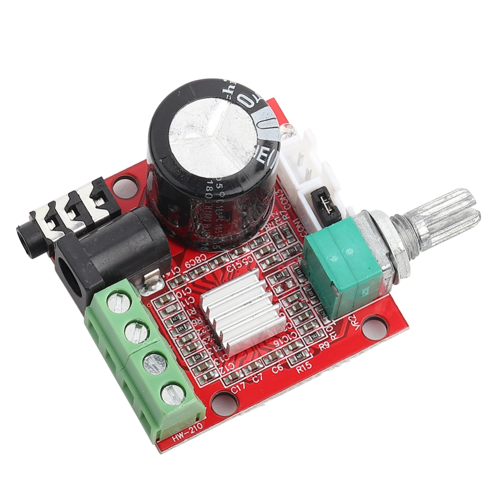 Amplifier Board Digital Mini Stereo Audio Volume Potentiometer Module PAM8610 DC 8V-12V