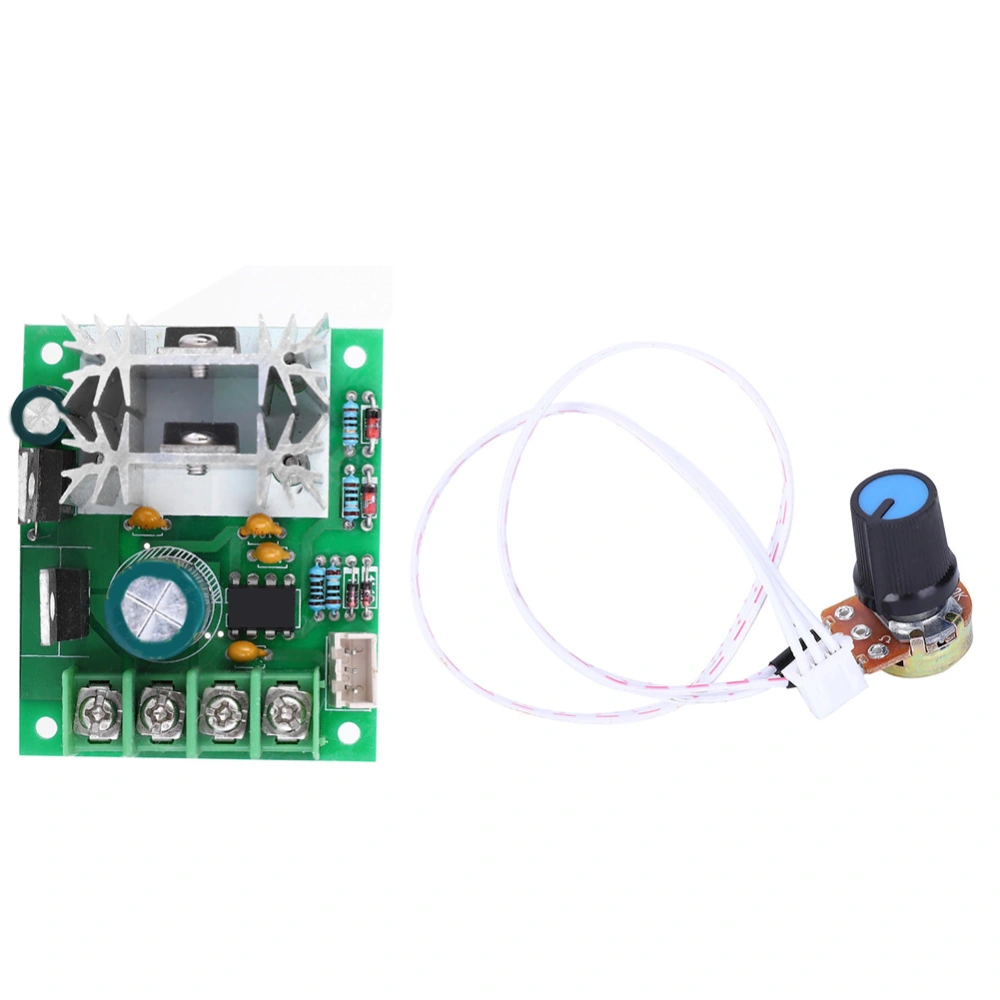 DC Motor Controller PWM Stepless Switch High Power Drive Board for 6V / 12V / 24V / 30V