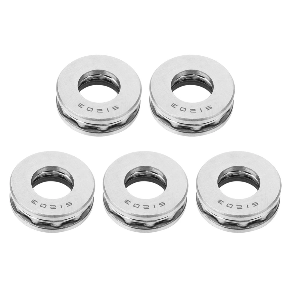 5pcs 51203 Axial Thrust Ball Bearing Plane Pressure Convex Track Industrial Accessories