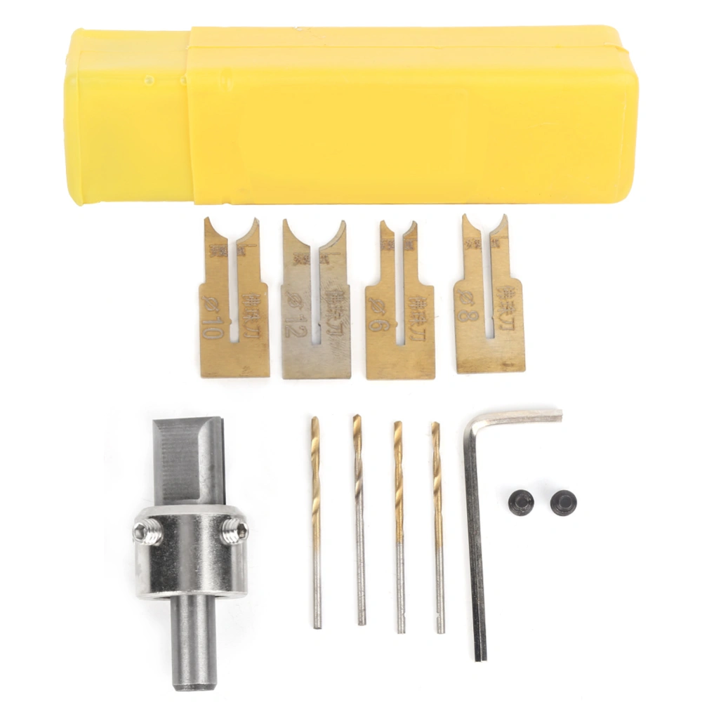 12PCs Bead Milling Cutter Set Woodworking Tool Router Bit Hardware Accessory Alloy Steel