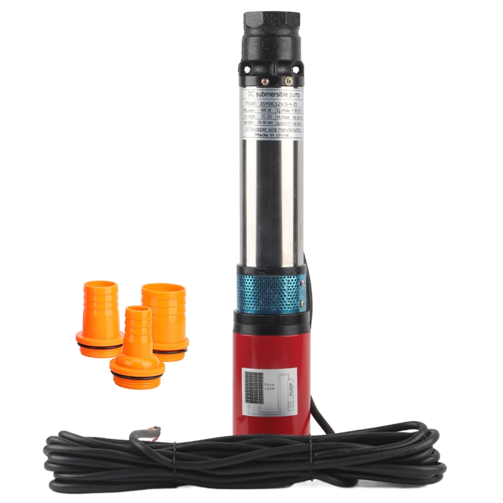 Submersible Pump Industrial Accessory Single Suction DC12V with 2PI10 Meter Wire for Water