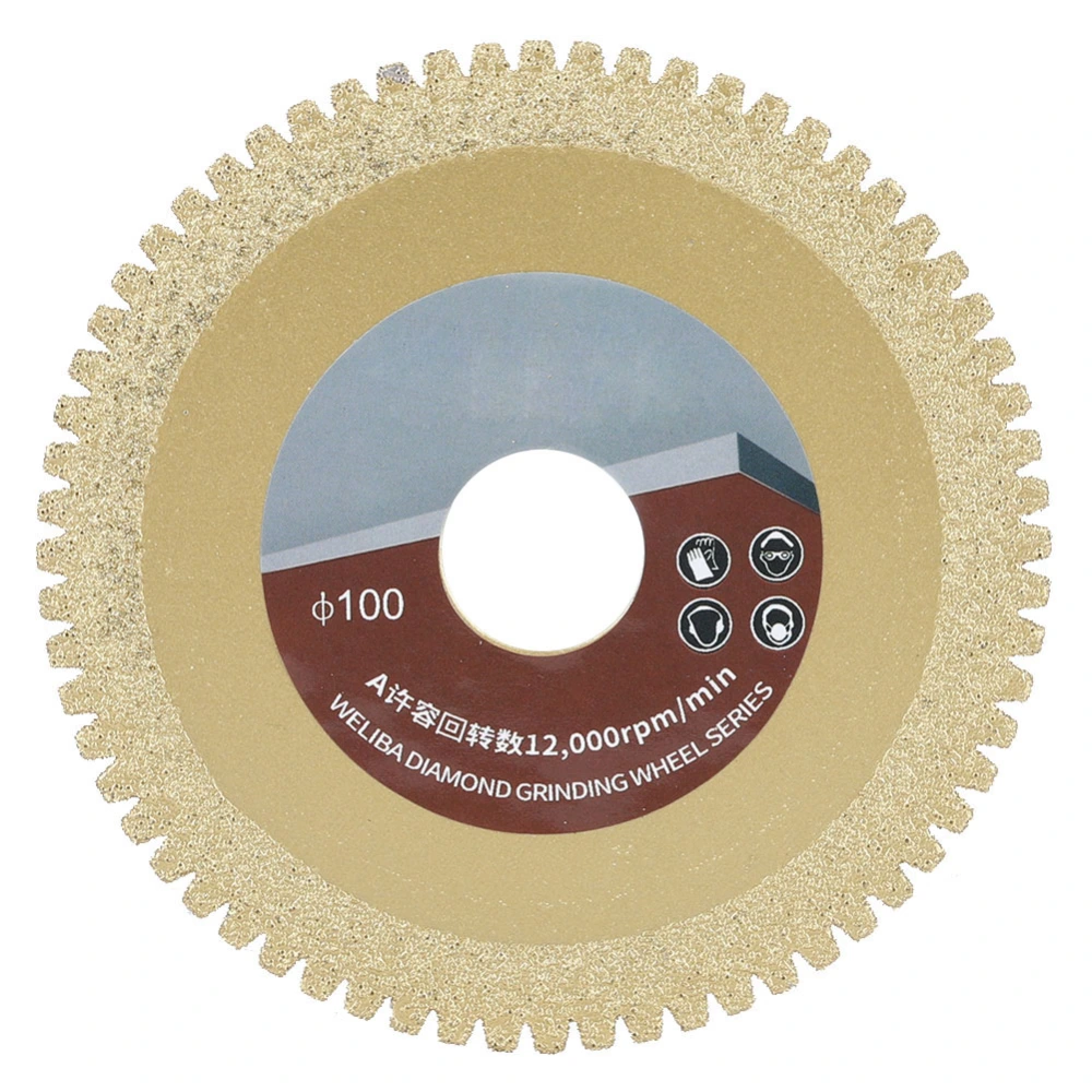 100mm 60 Grit Diamonds Saw Blade Cutting Grinding Wheel Disc for Ceramic Tile Marble Stone