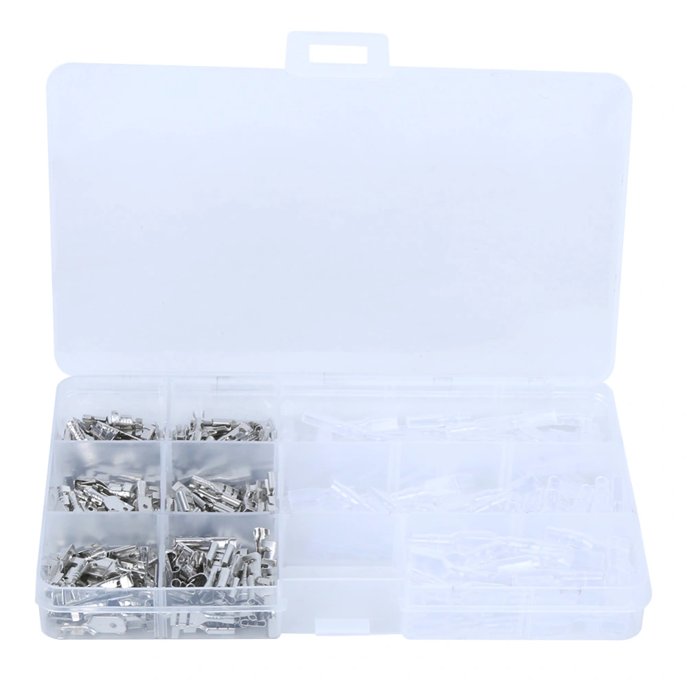 270Pcs Female Wire Connector Kit Insulated Cable Electrical Equipment Components