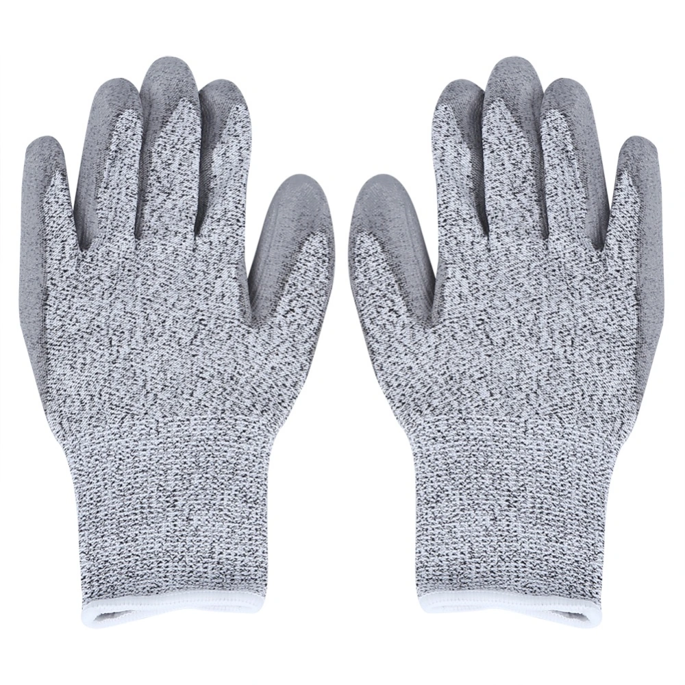 HPPE PU Coating Oil Proof Cut Resistant Protection Gloves for Woodworking Machinery Factory