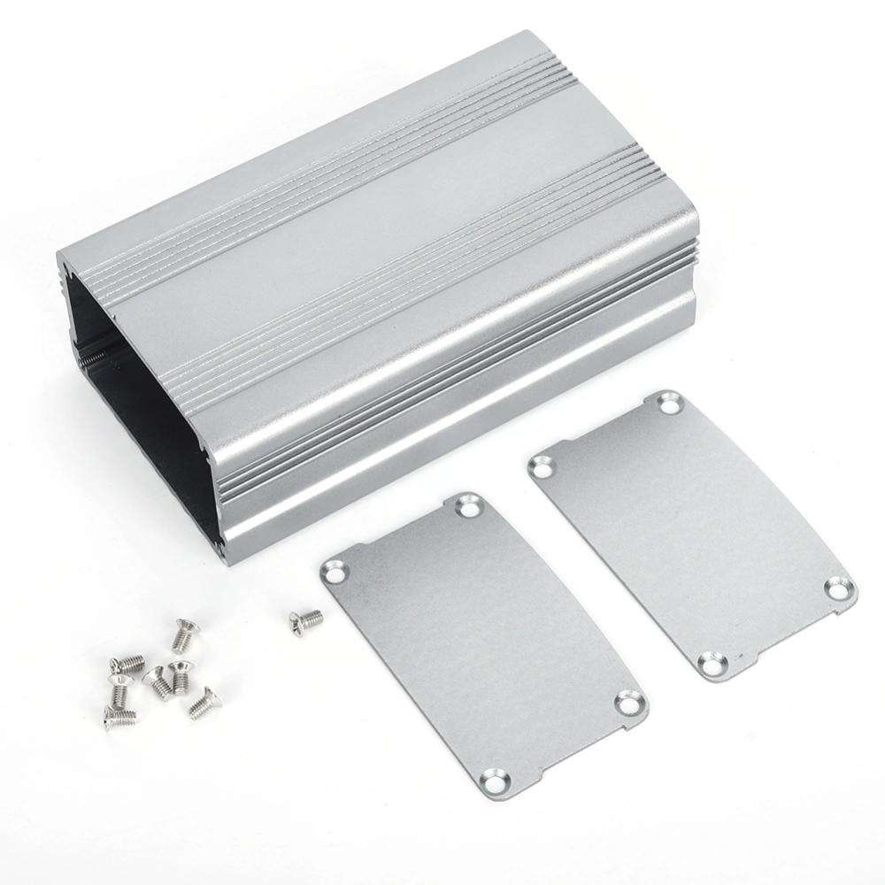 38x63x110mm Gray Aluminum Project Box Electronic Product Heat Dissipation Case Shell Housing