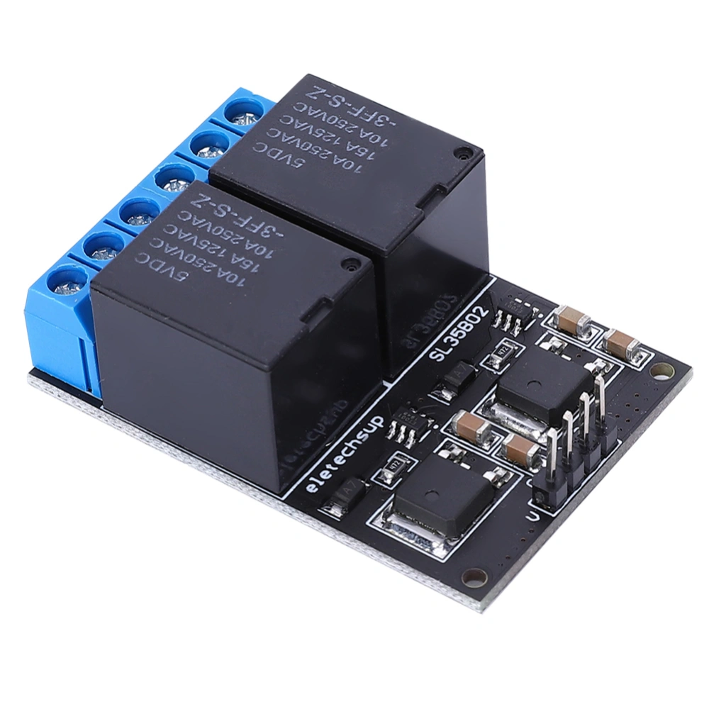 2 Channel Bistable Self Locking Trigger Board Button MCU Low Level Control Switch 12V