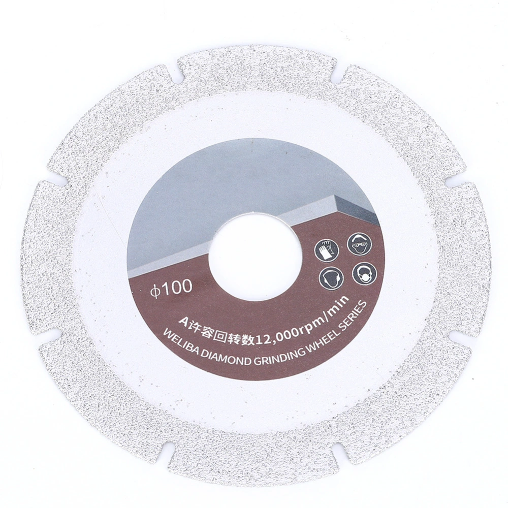 100mm 60 Mesh Diamonds Saw Blade Cutting Grinding Wheel Disc for Ceramic Tile Marble Stone