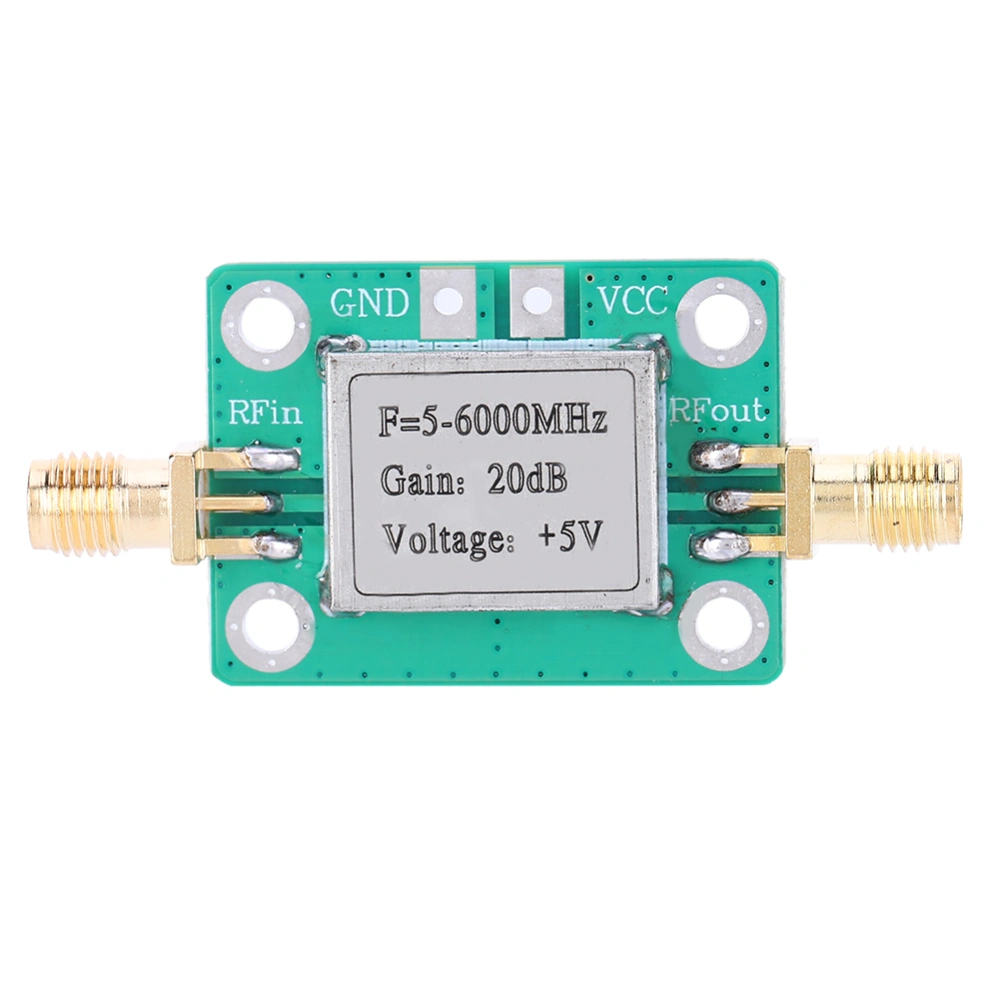 RF Signal Module Medium Power Amplifier Ultra Wideband 5M-6GHz 20dB Gain Electronic Components