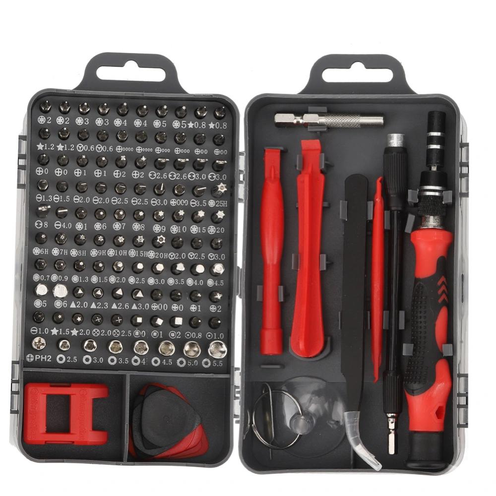 115 in 1 Screwdriver Set Multifunctional Watch Phone Repairing Removal Hand ToolRed