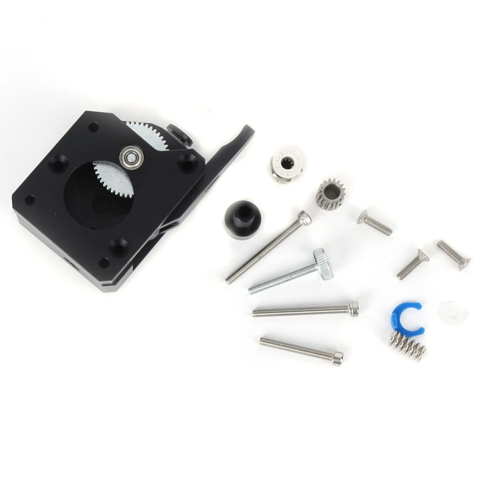 Gear Extruder Alloy Dual Feed Gear 3D Printer Accessories with 1 Set Installation Kits