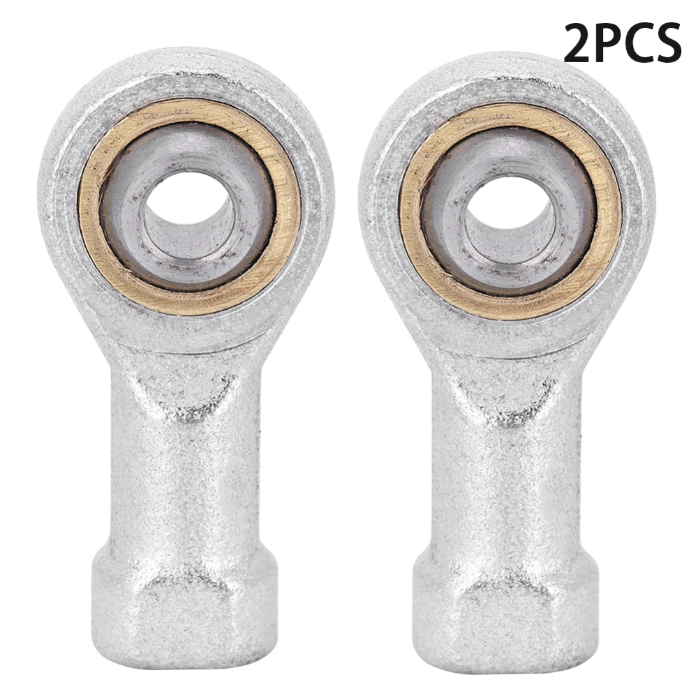 2pcs SI6t K Female Thread Rod End Joint Bearing Self Lubricating Articulated Bearing