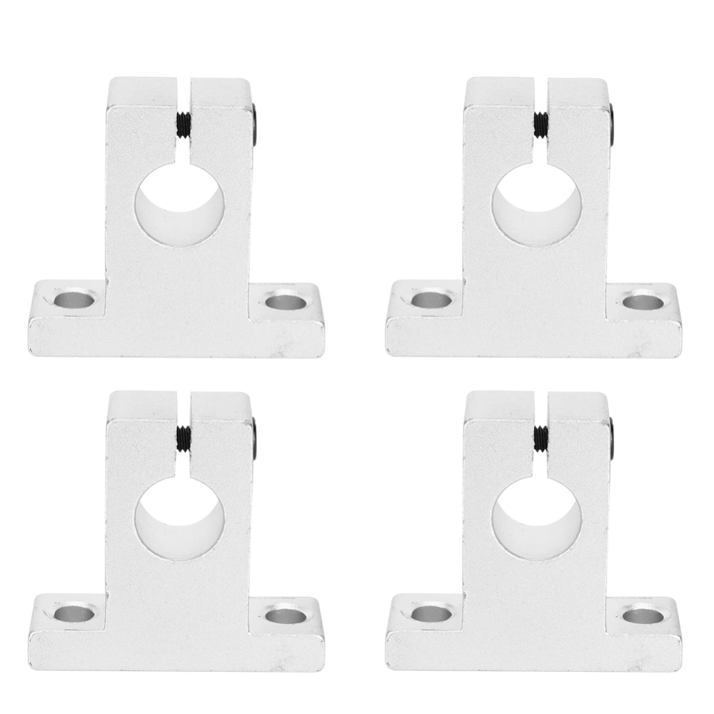 4PCs Fixing Bracket Fastener Light Weight Aluminum Alloy Hardware Tools SK12 for Rail / Shaft