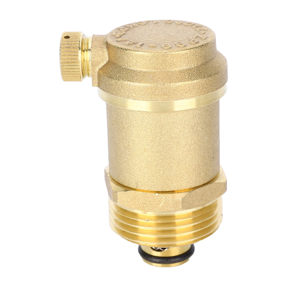 Automatic Air Conditioning Vent Valve Needle Type Brass Threaded Exhaust Valve5/4in