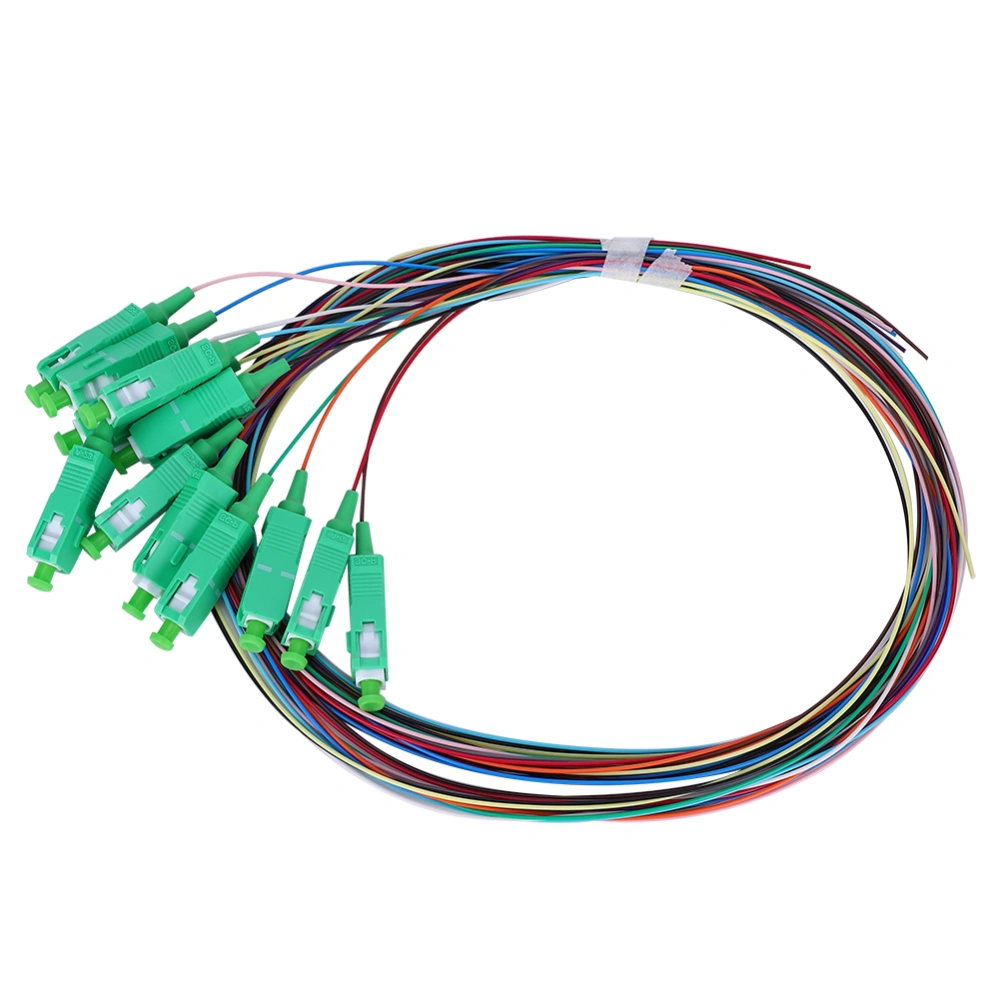 Single Mode Fiber Pigtail Cable 12‑Cores For SC‑0.9mm for Networks Communication System