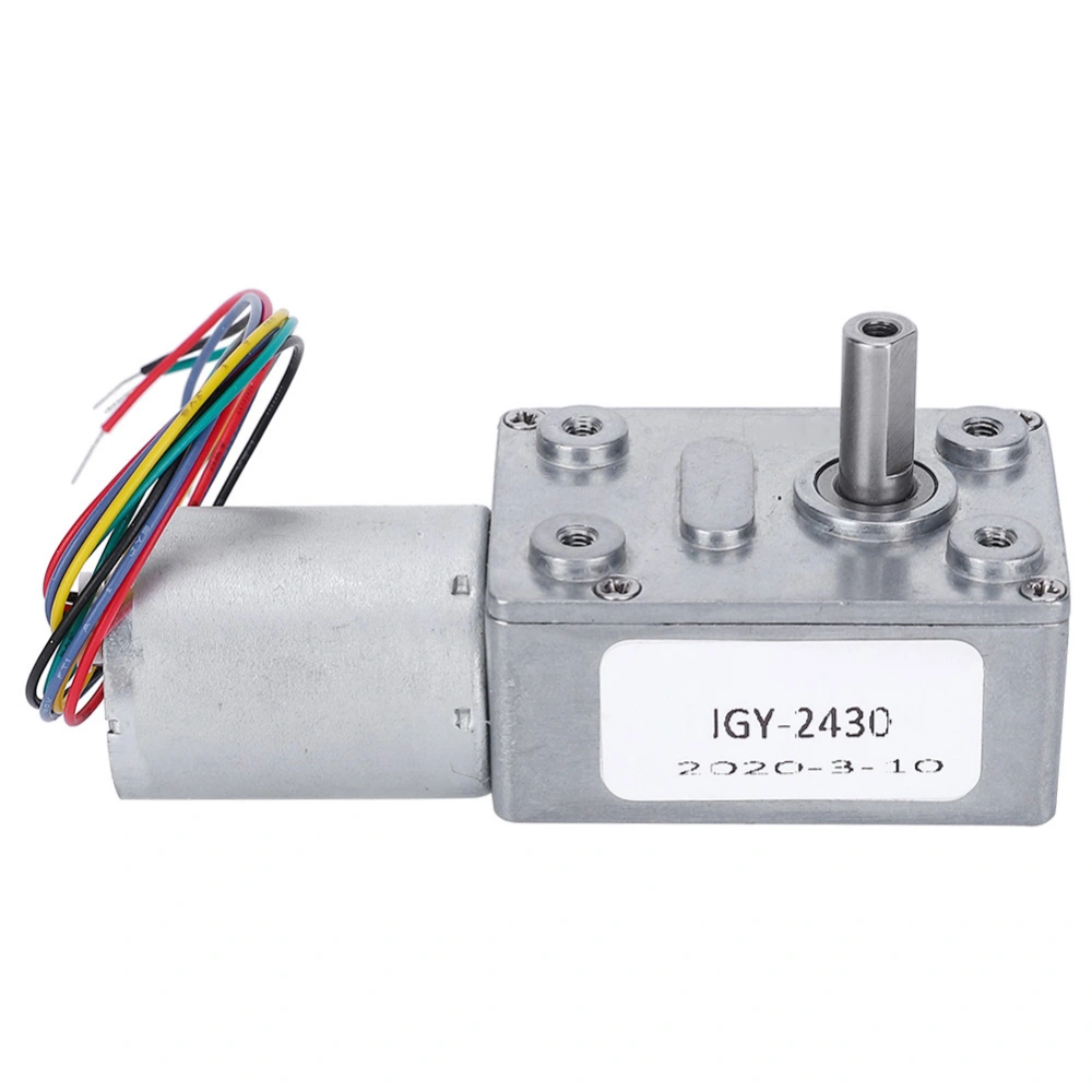 12V DC Speed Reduction Worm Motor Self Locking Reversible Gear Motor Eletrical Parts(18rpm )