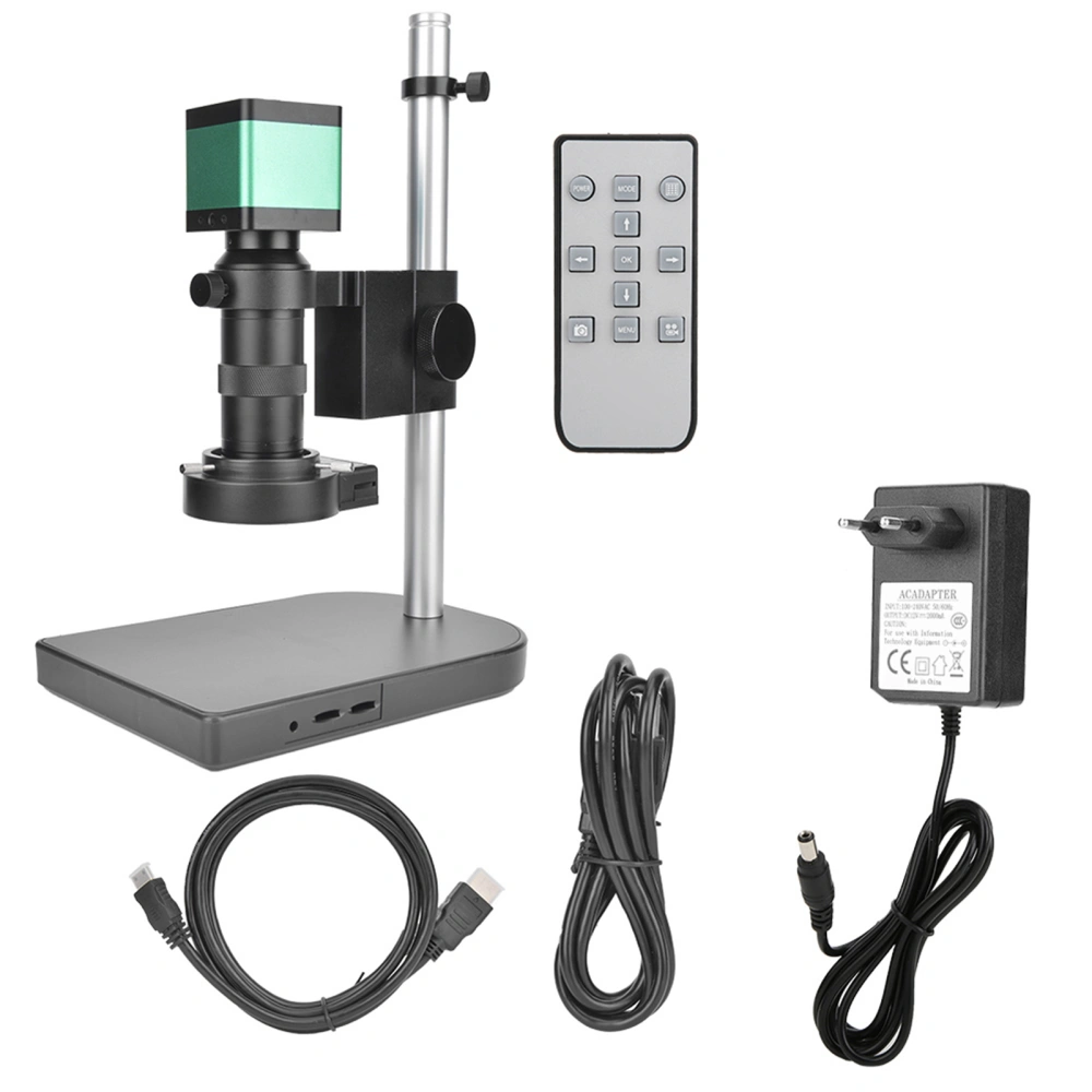 48MP Digital Industrial Video Microscope Camera with 100x C Mount Len for Welding Repair